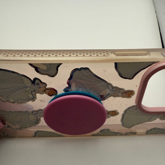 Skinny x Disney iPhone 14 Pro case Cinderella Disney Princess Pink Clear Silver - Picture 4 of 4